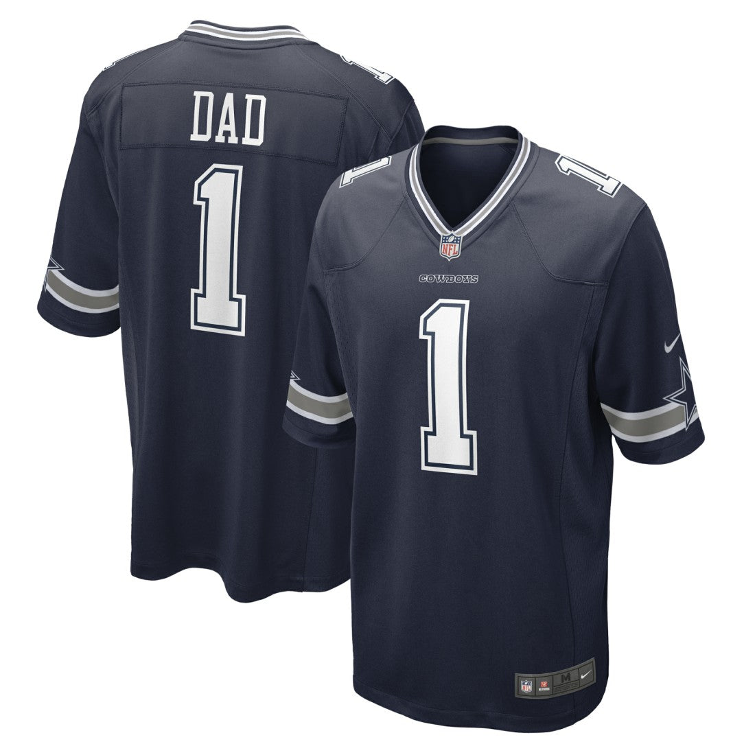 Number 1 Dad Dallas Cowboys Game Jersey Navy | Nike for Sale