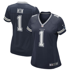 Number 1 Mom Dallas Cowboys Women's Game Jersey Navy | Nike for Sale