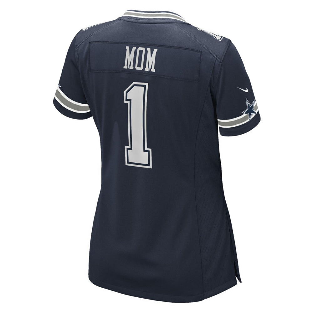 Number 1 Mom Dallas Cowboys Women's Game Jersey Navy | Nike for Sale
