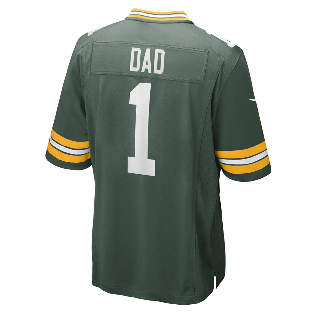 Number 1 Dad Green Bay Packers Game Jersey Green | Nike for Sale