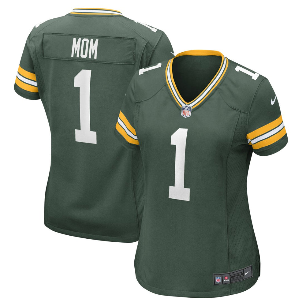 Number 1 Mom Green Bay Packers Women's Game Jersey Green | Nike for Sale