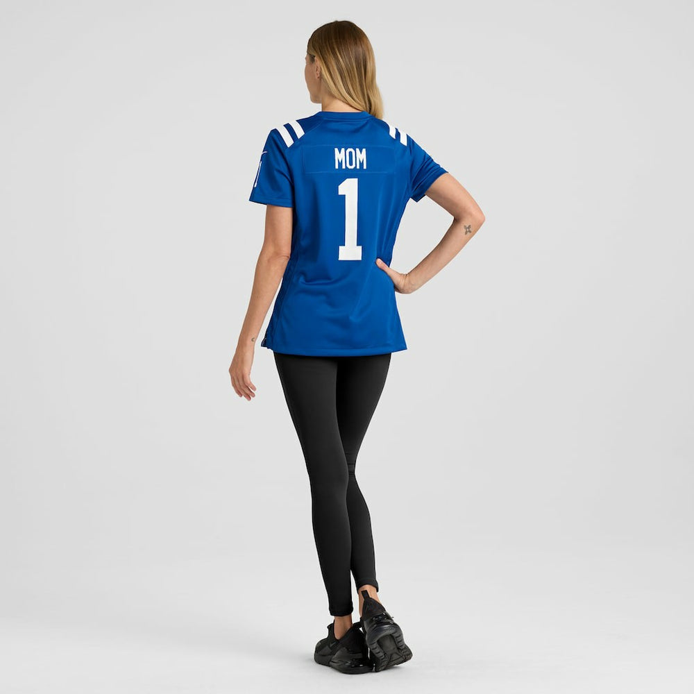 Number 1 Mom Indianapolis Colts Women's Game Jersey Royal | Nike for Sale
