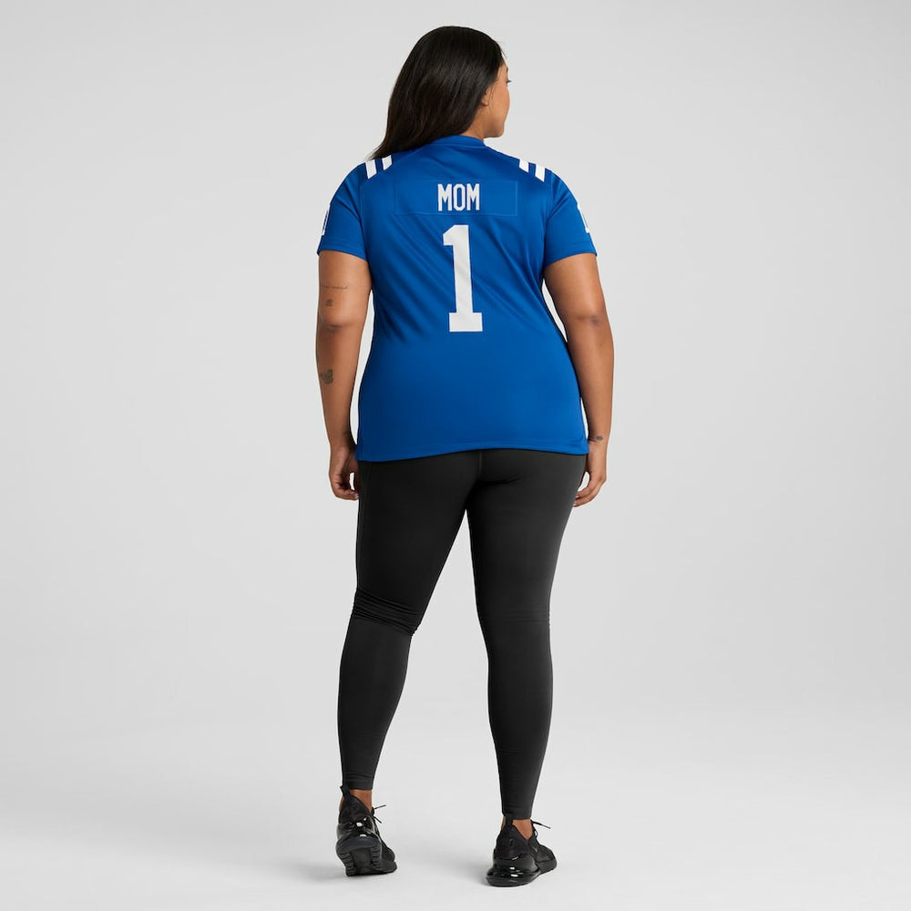 Number 1 Mom Indianapolis Colts Women's Game Jersey Royal | Nike for Sale