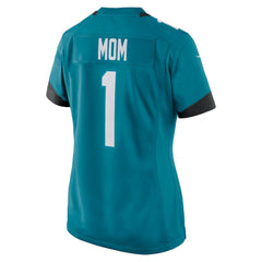 Number 1 Mom Jacksonville Jaguars Women's Game Jersey Teal | Nike for Sale