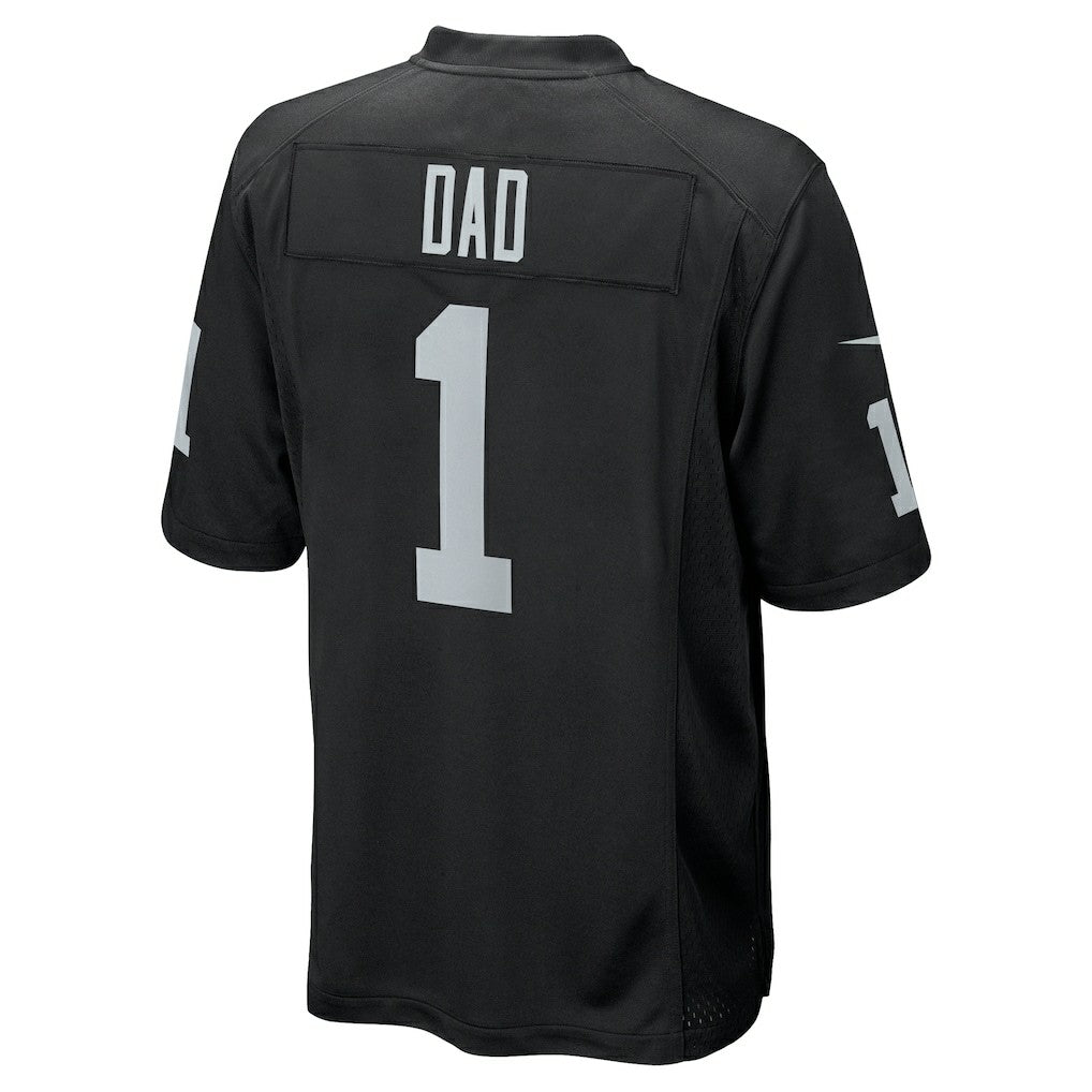Number 1 Dad Las Vegas Raiders Game Jersey Black | Nike for Sale