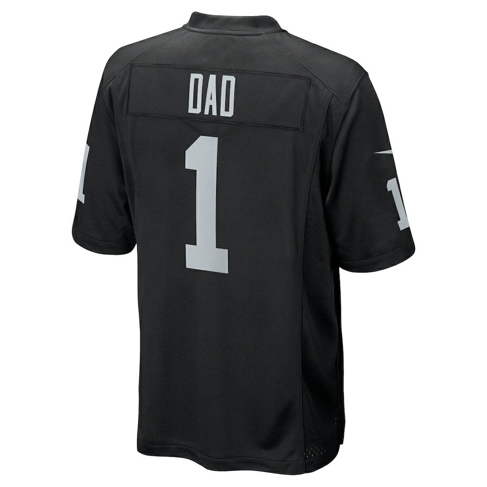 Number 1 Dad Las Vegas Raiders Game Jersey Black | Nike for Sale