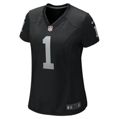 Number 1 Mom Las Vegas Raiders Women's Game Jersey Black | Nike for Sale
