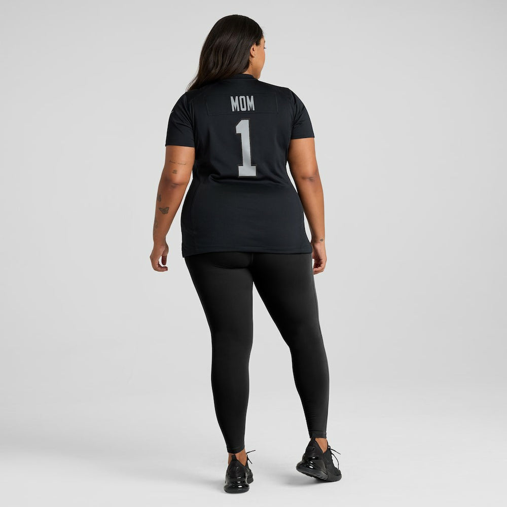 Number 1 Mom Las Vegas Raiders Women's Game Jersey Black | Nike for Sale