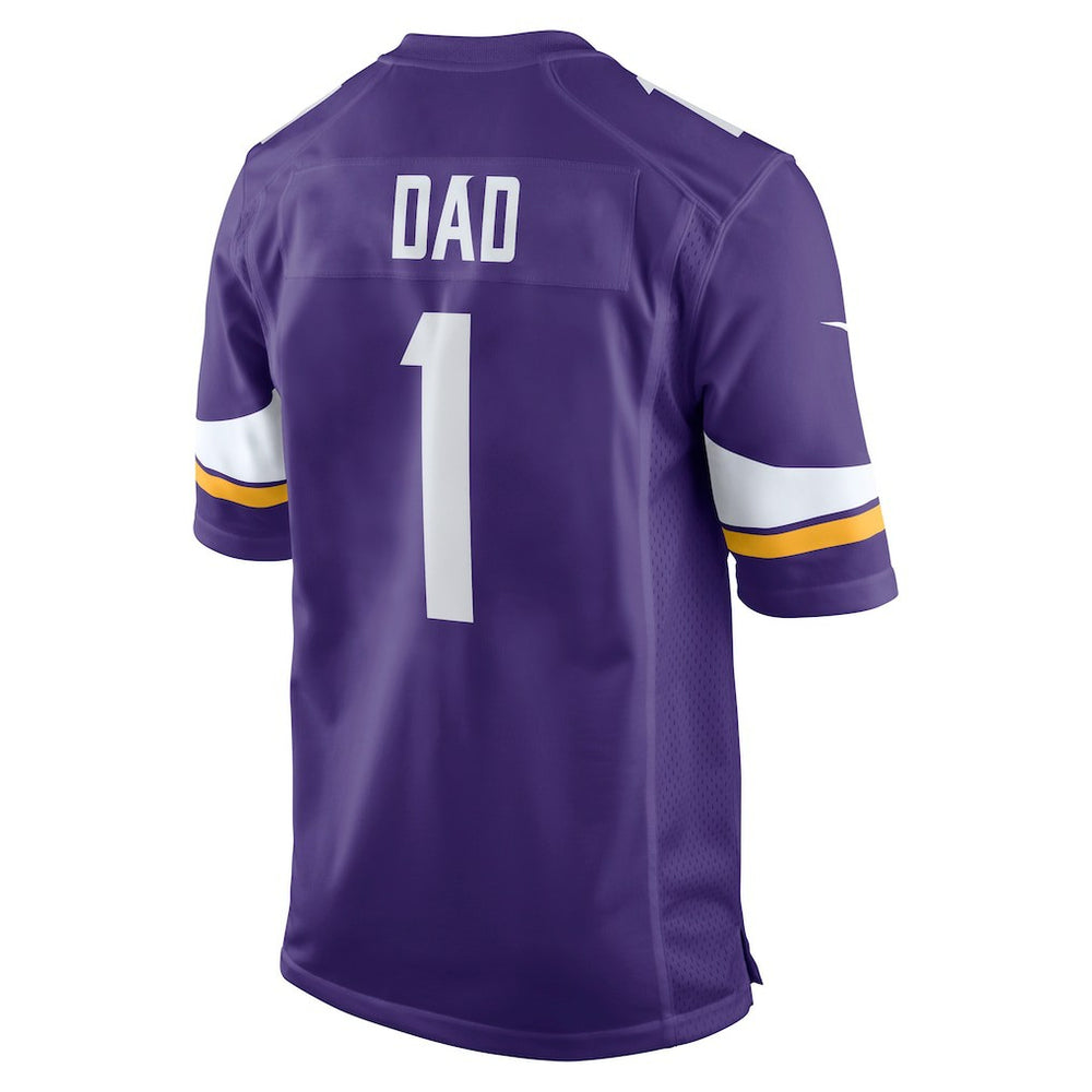 Number 1 Dad Minnesota Vikings Game Jersey Purple | Nike for Sale