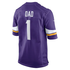 Number 1 Dad Minnesota Vikings Game Jersey Purple | Nike for Sale