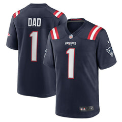 Number 1 Dad New England Patriots Game Jersey Navy | Nike for Sale