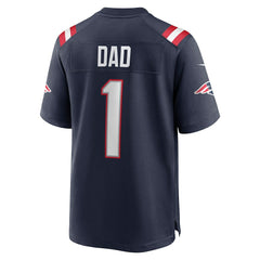 Number 1 Dad New England Patriots Game Jersey Navy | Nike for Sale