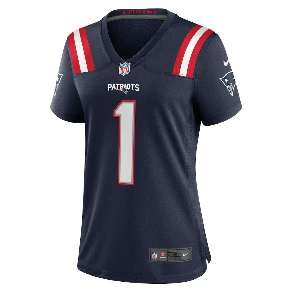 Number 1 Mom New England Patriots Women's Game Jersey Navy | Nike for Sale