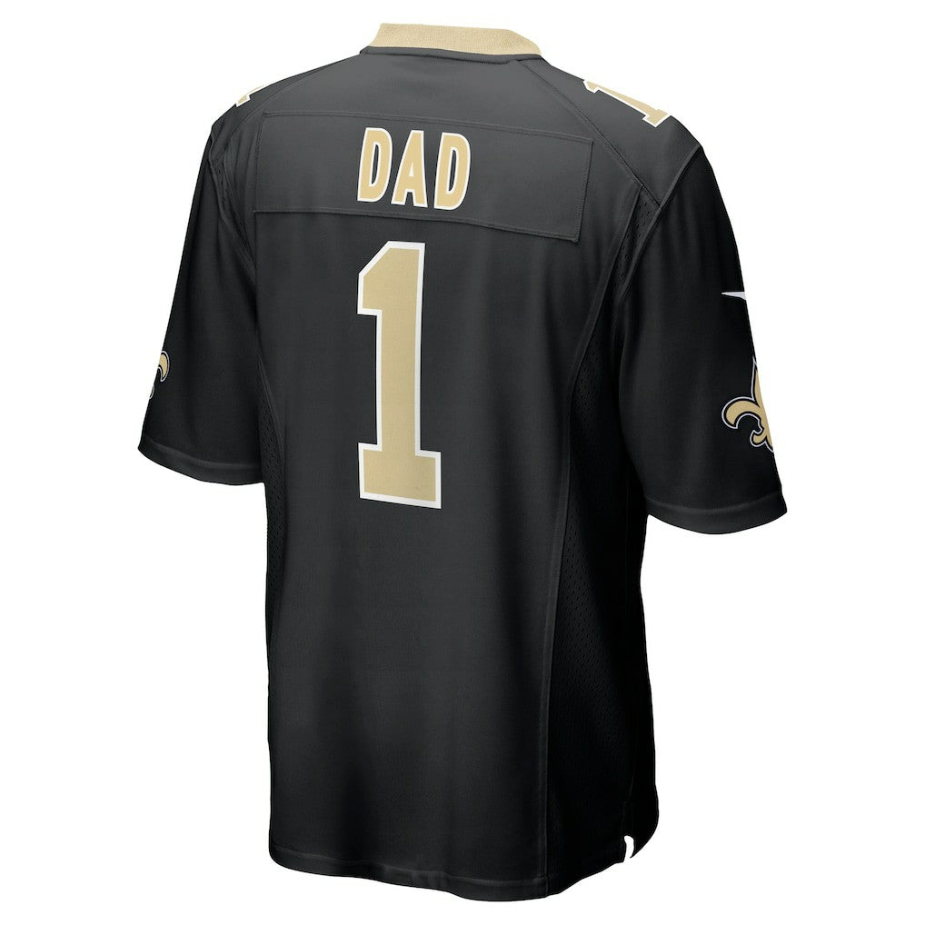 Number 1 Dad New Orleans Saints Game Jersey Black | Nike for Sale