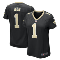 Number 1 Mom New Orleans Saints Women's Game Jersey Black | Nike for Sale