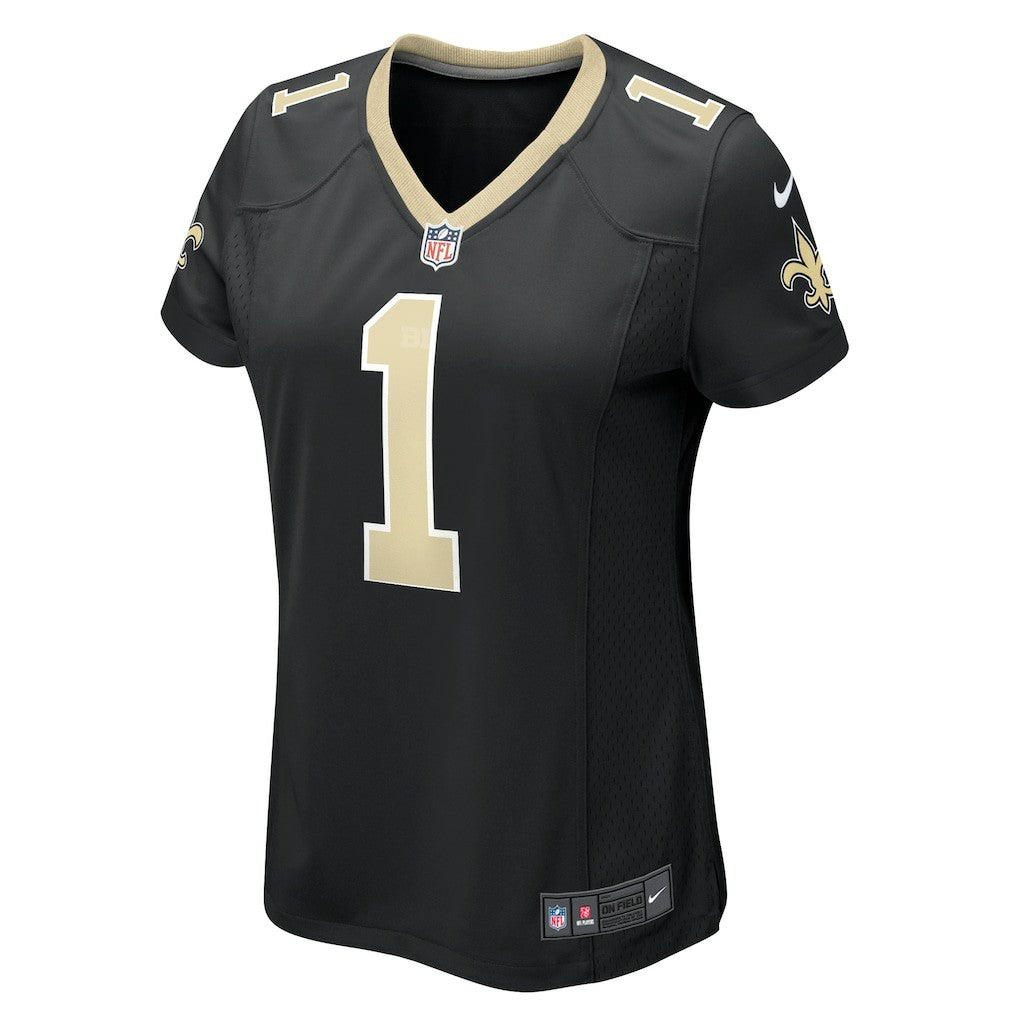 Number 1 Mom New Orleans Saints Women's Game Jersey Black | Nike for Sale