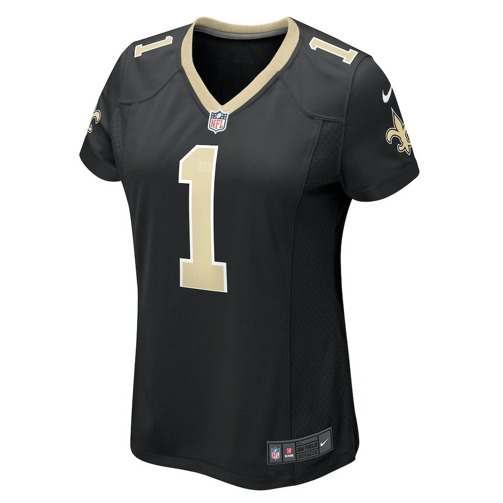 Number 1 Mom New Orleans Saints Women's Game Jersey Black | Nike for Sale