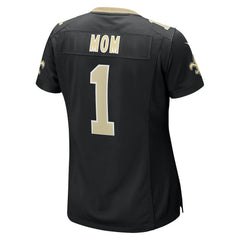 Number 1 Mom New Orleans Saints Women's Game Jersey Black | Nike for Sale