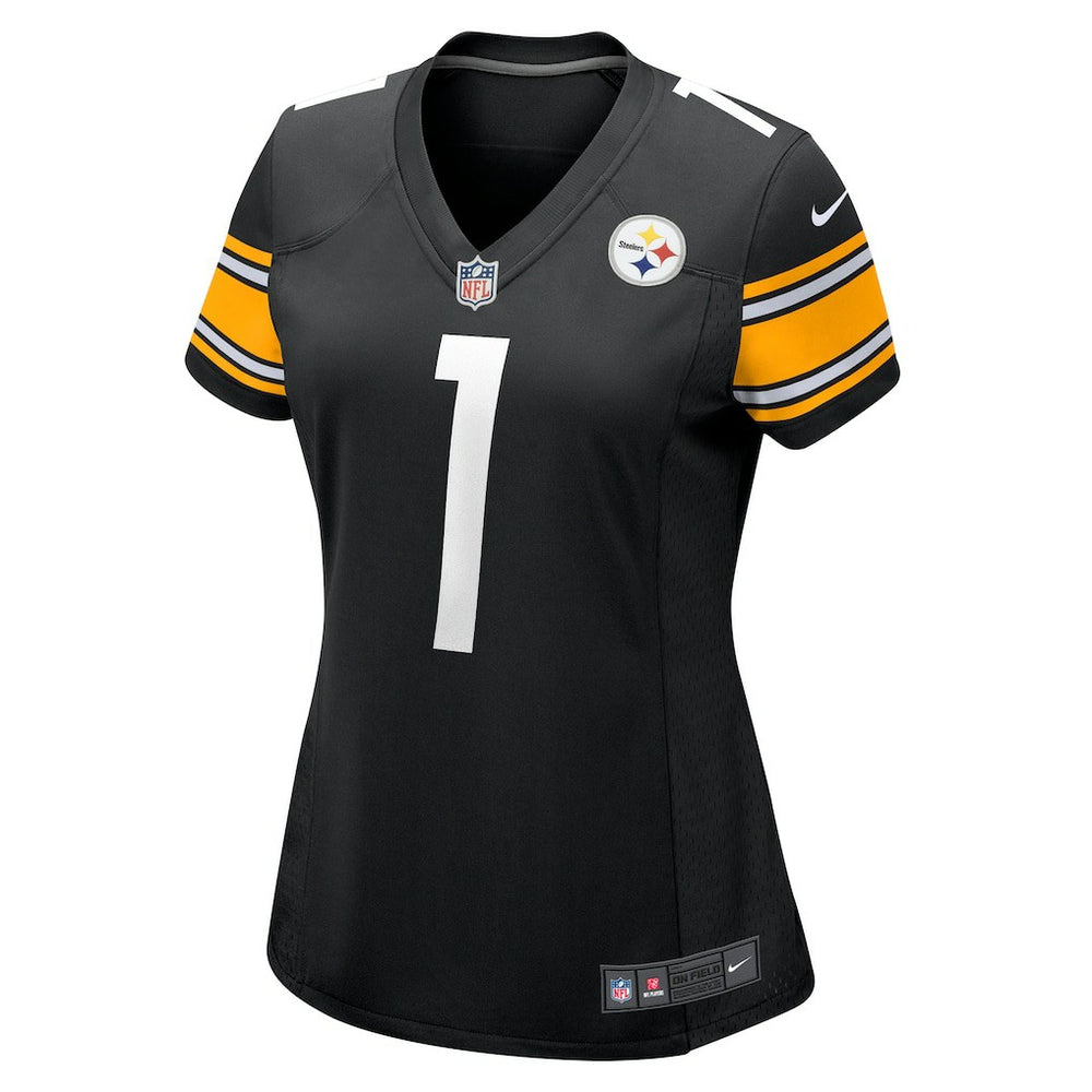Number 1 Mom Pittsburgh Steelers Women's Game Jersey Black | Nike for Sale