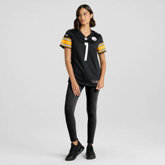 Number 1 Mom Pittsburgh Steelers Women's Game Jersey Black | Nike for Sale