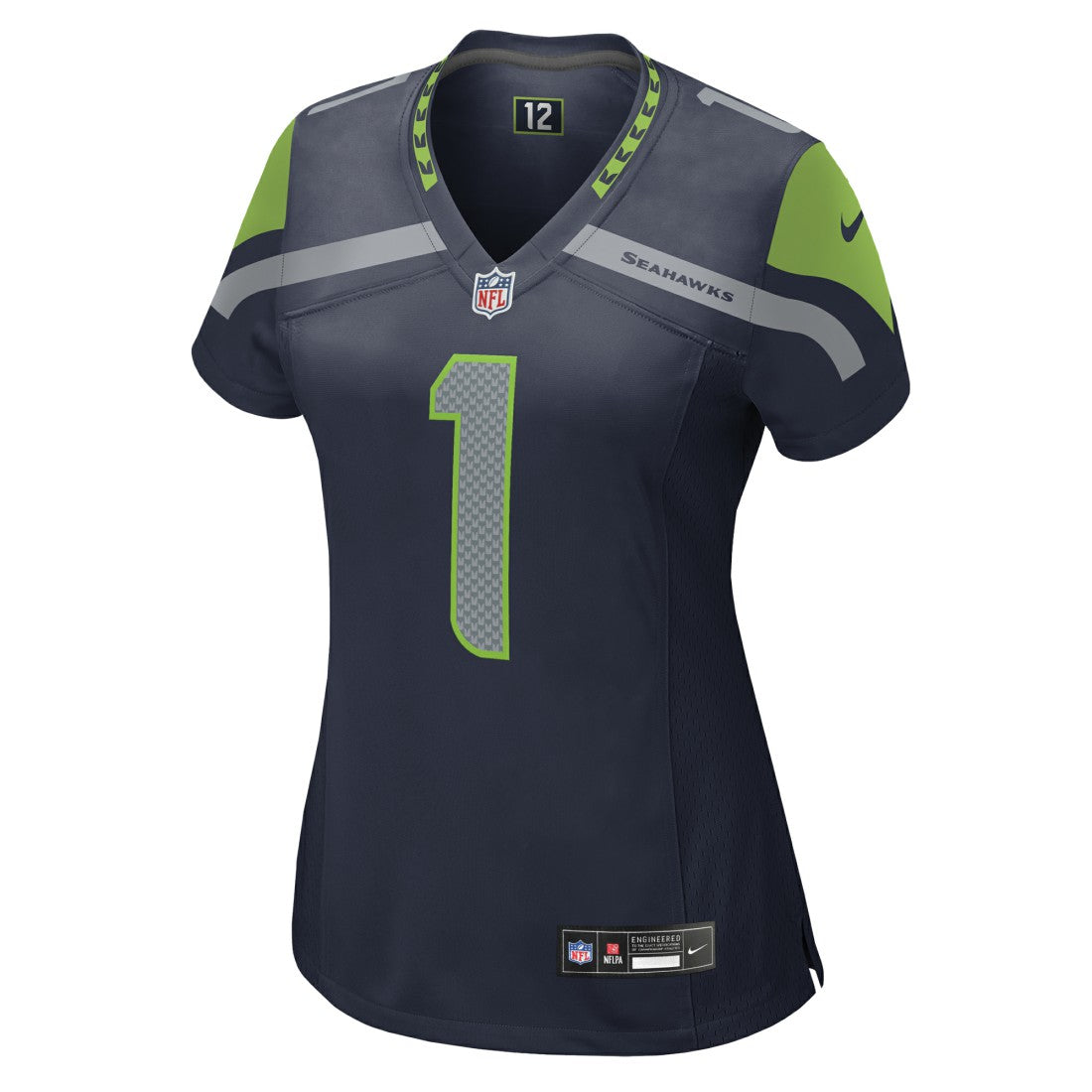 Number 1 Mom Seattle Seahawks Women's Game Jersey College Navy | Nike for Sale