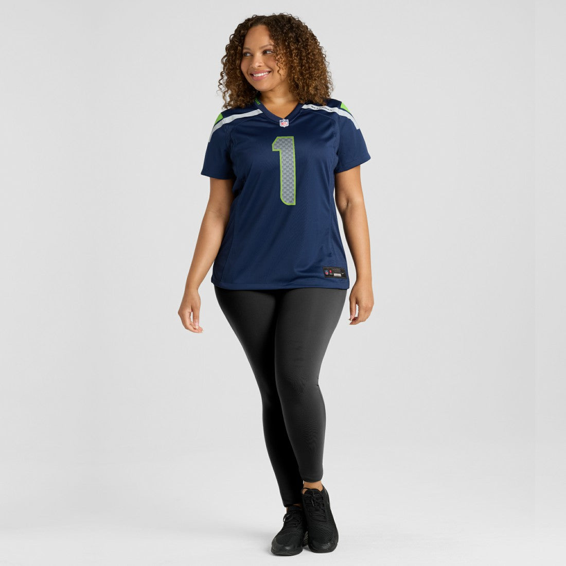 Number 1 Mom Seattle Seahawks Women's Game Jersey College Navy | Nike for Sale