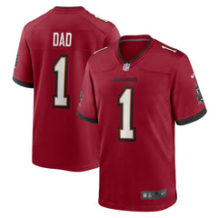 Number 1 Dad Tampa Bay Buccaneers Game Jersey Red | Nike for Sale