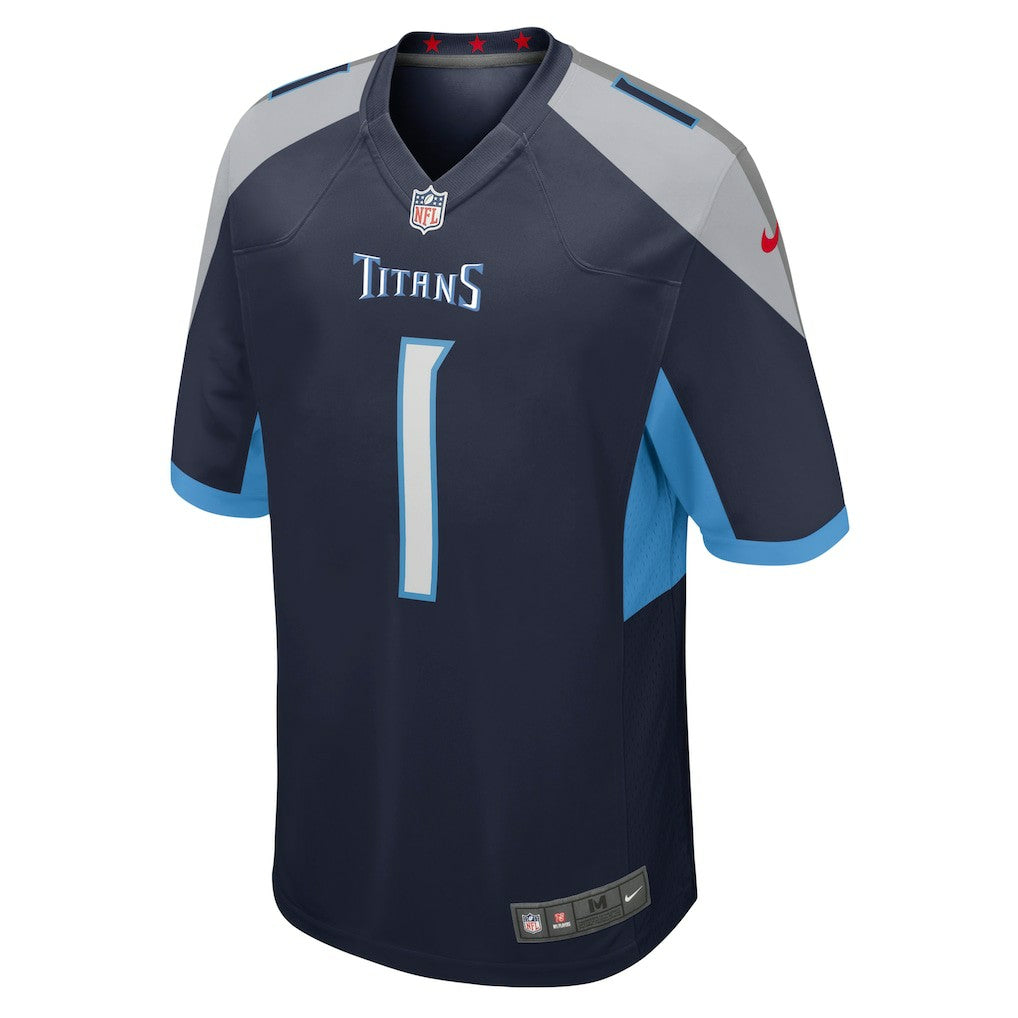 Number 1 Dad Tennessee Titans Game Jersey Navy | Nike for Sale