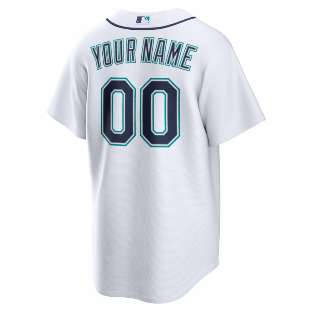Seattle Mariners Nike Home Replica Custom Jersey - MLB