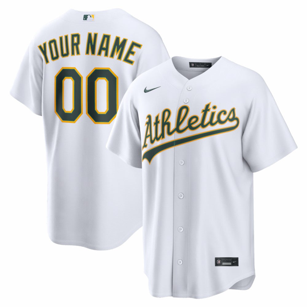 Athletics Nike Home Replica Custom Jersey - MLB