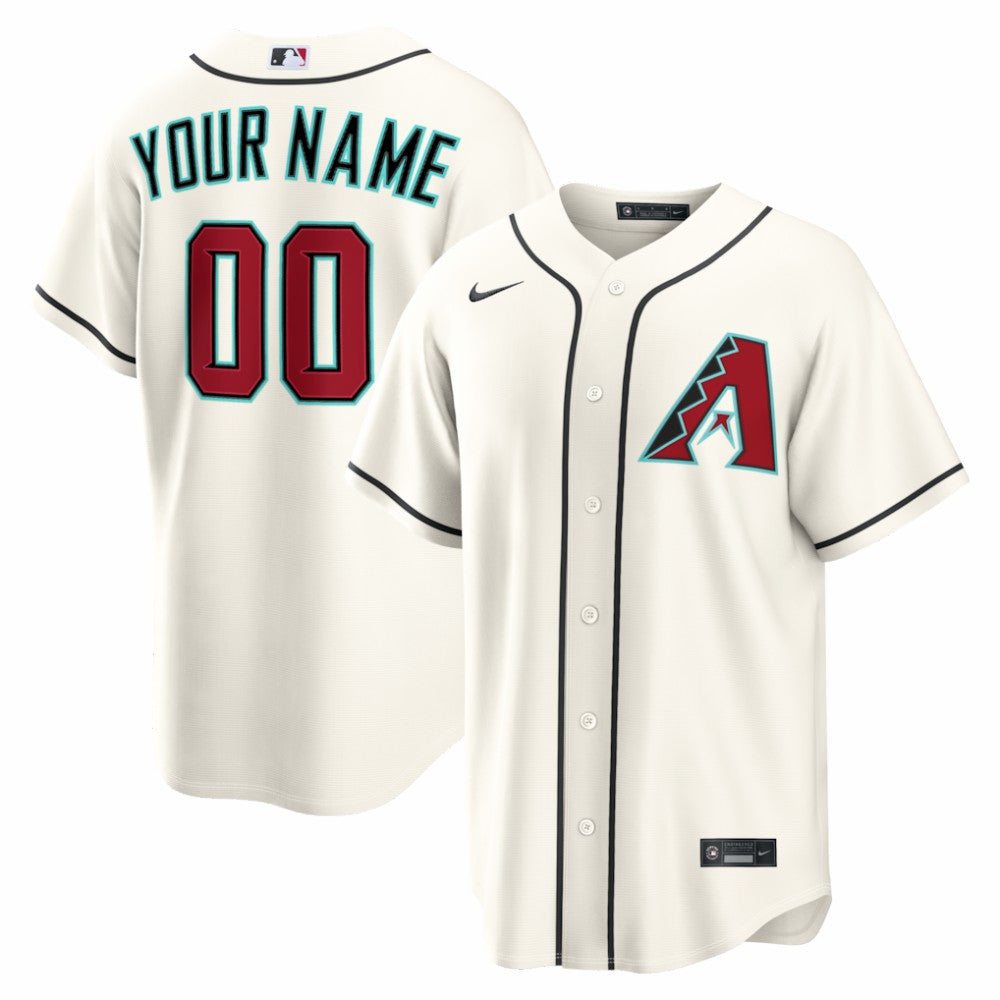 Arizona Diamondbacks Nike Home Replica Custom Jersey - MLB