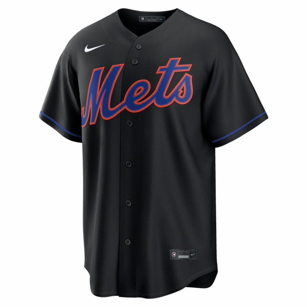 New York Mets Nike Alternate Replica Custom Jersey - MLB