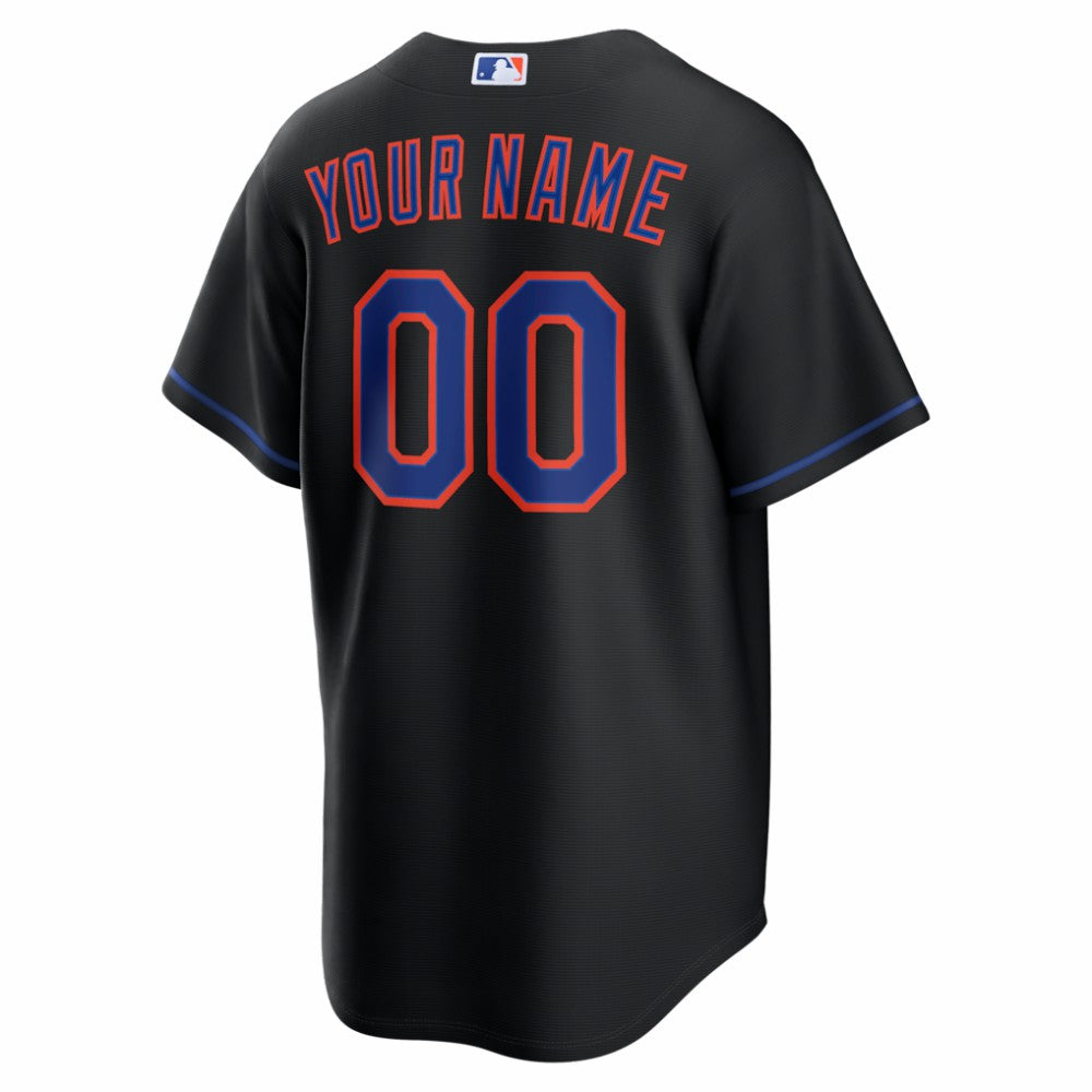 New York Mets Nike Alternate Replica Custom Jersey - MLB