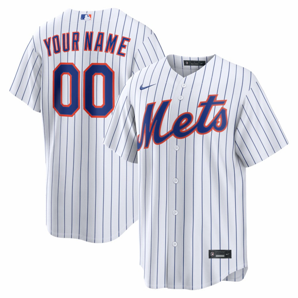 New York Mets Nike Home Replica Custom Jersey - MLB