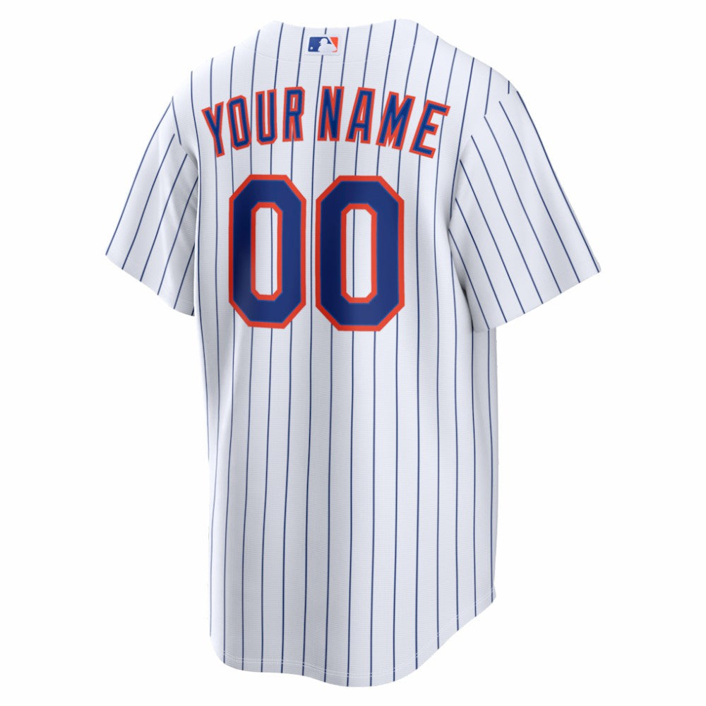 New York Mets Nike Home Replica Custom Jersey - MLB