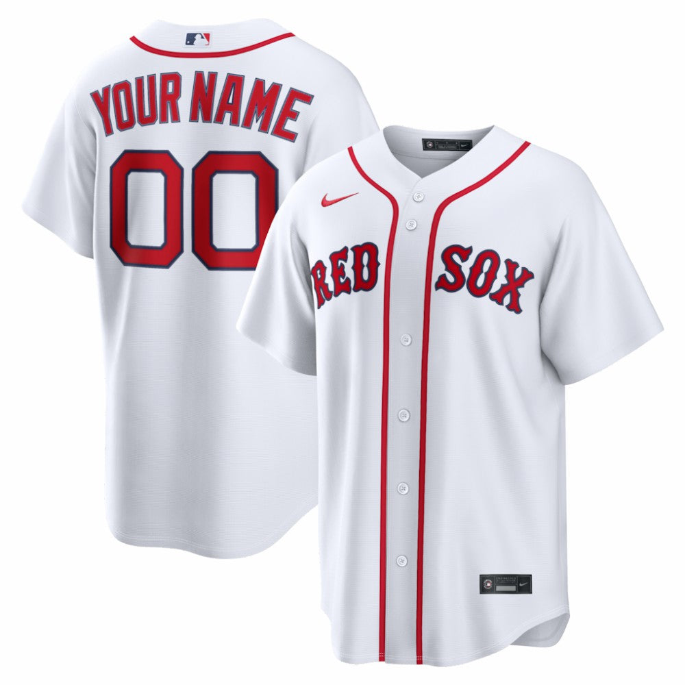 Boston Red Sox Nike Home Replica Custom Jersey - MLB