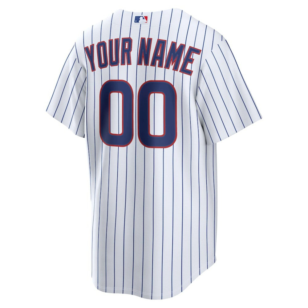 Chicago Cubs Nike Home Replica Custom Jersey - MLB