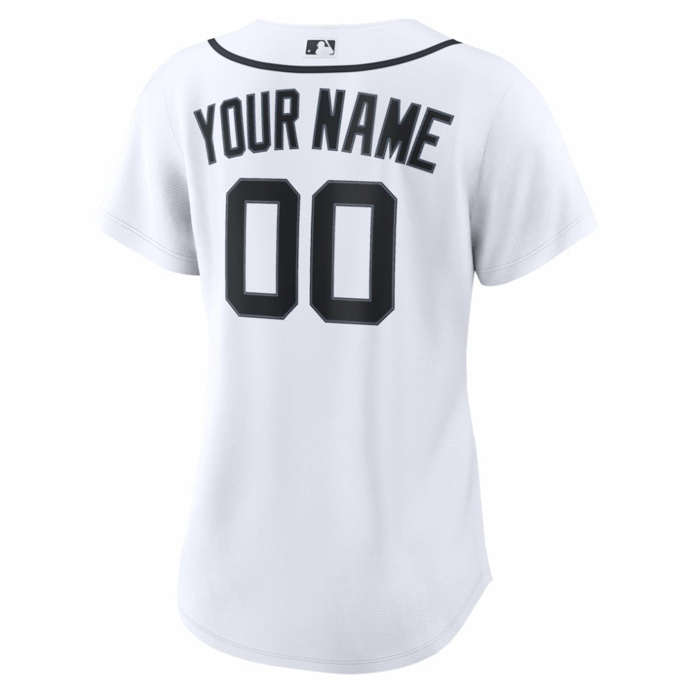Detroit Tigers Nike Women's Home Replica Custom Jersey - MLB