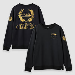 Seattle Seahawks Super Bowl LX Champions USA 250 NFL Gold Standard Fleece Sweatshirt Black | Fanatics