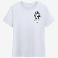 Seattle Seahawks Women's Super Bowl LX Champions Long Ball T-Shirt White | Nike for Sale