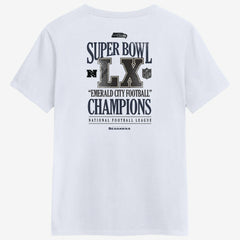 Seattle Seahawks Women's Super Bowl LX Champions Long Ball T-Shirt White | Nike for Sale