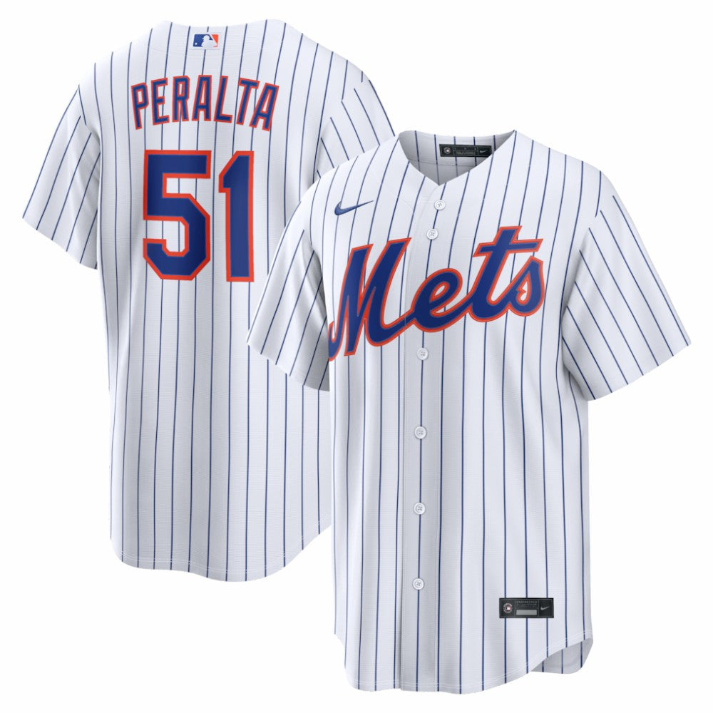 Freddy Peralta New York Mets Nike Home Replica Jersey - MLB