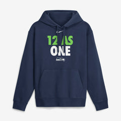 Seattle Seahawks 12 As One Hoodie Navy | Nike for Sale