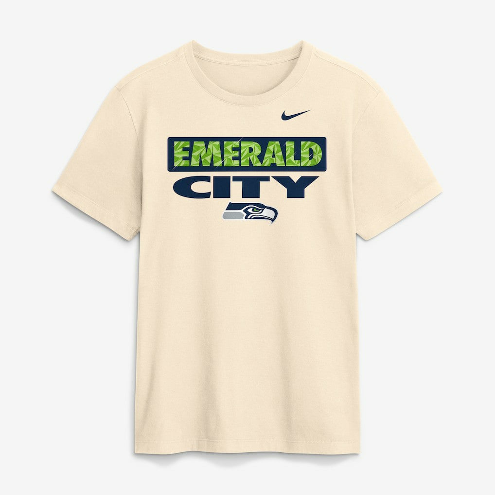Seattle Seahawks Emerald City T-Shirt Natural | Nike for Sale