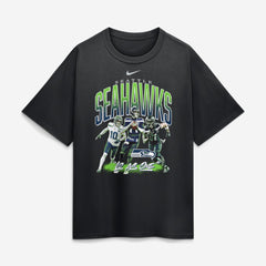 Seattle Seahawks 12 As One Loose T-Shirt Black | Nike for Sale