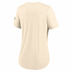 Los Angeles Dodgers Nike Women's 2026 Gold Collection Tri-Blend Wordmark T-Shirt - MLB