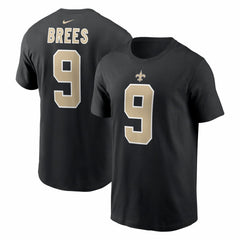 Drew Brees New Orleans Saints Retired Player Name & Number T-Shirt Black | Nike for Sale