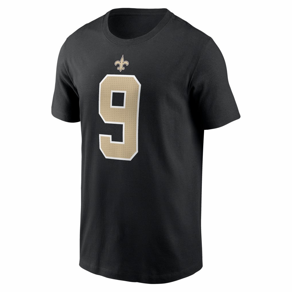 Drew Brees New Orleans Saints Retired Player Name & Number T-Shirt Black | Nike for Sale