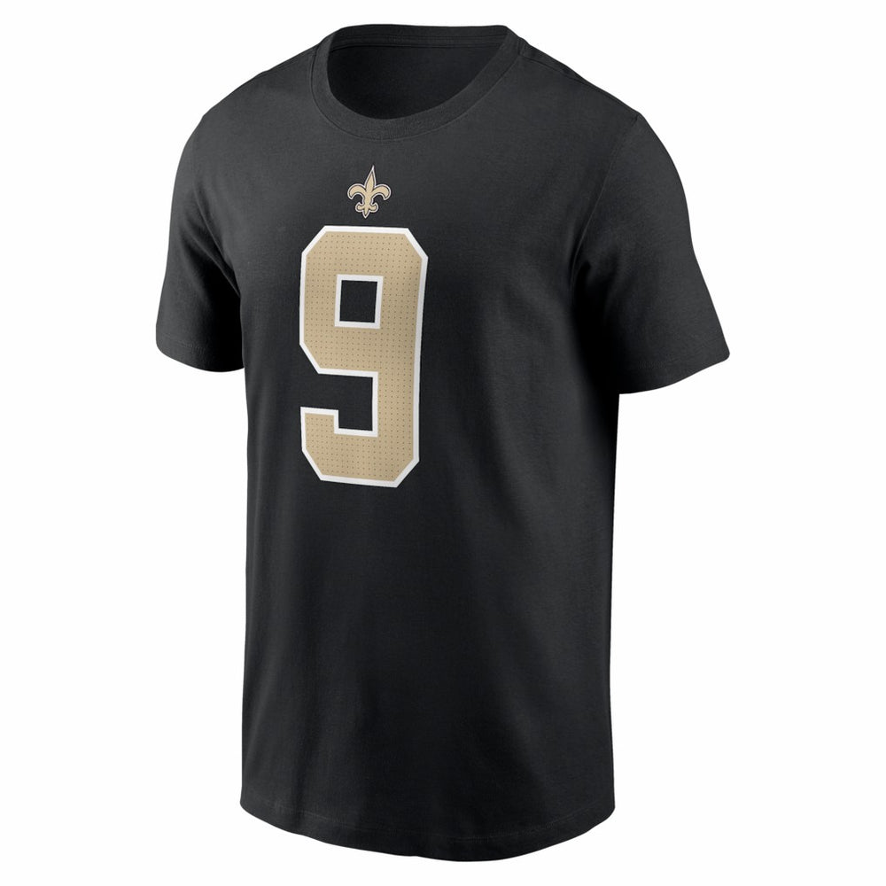 Drew Brees New Orleans Saints Retired Player Name & Number T-Shirt Black | Nike for Sale