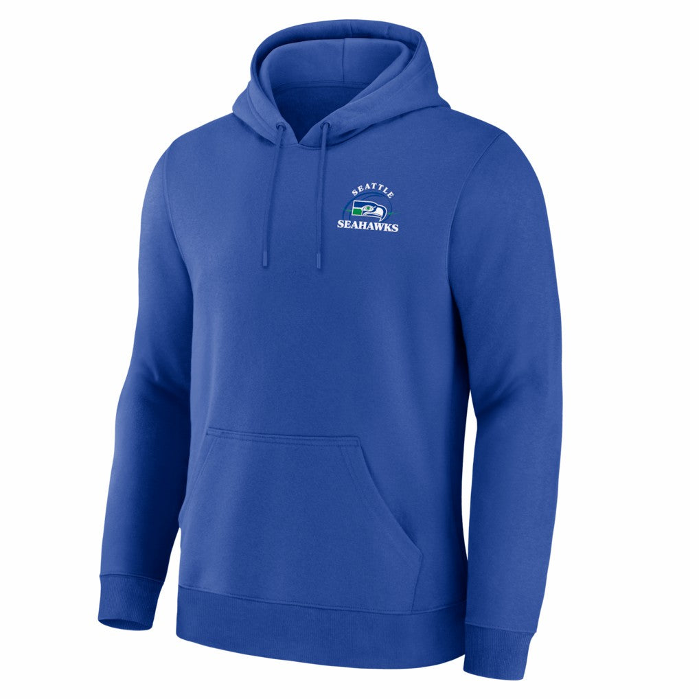 Seattle Seahawks Classic Scribble Legacy Fleece Hoodie Royal | Fanatics